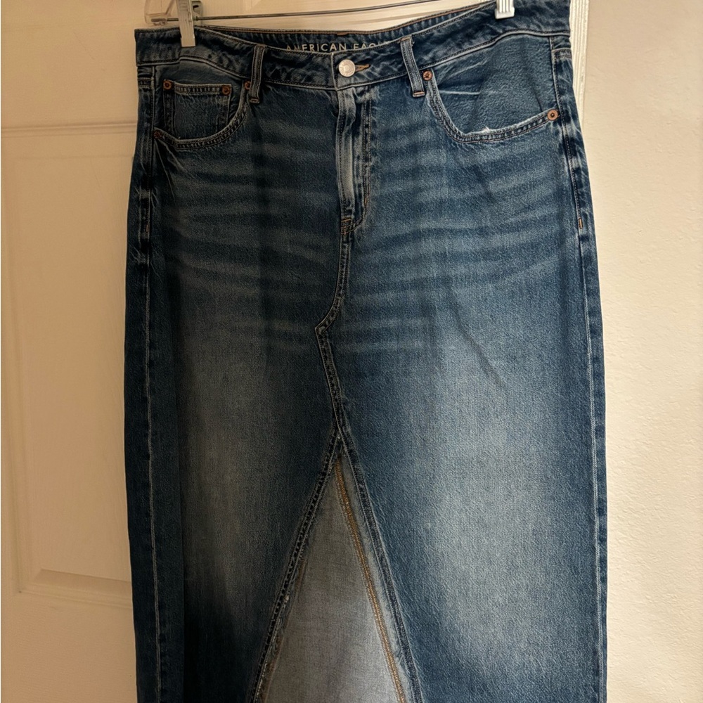 American Eagle Outfitters Blue Denim Skirt